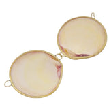 5 Natural Mother of Pearl Jewelry Boxes 70mm-75mm