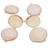 5 Natural Mother of Pearl Jewelry Boxes 70mm-75mm