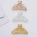 5 PCS 85x45mm KC/Silver Plated Back Hairpin Ponytail Clip