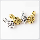 5 PCS 9x19mm Alloy Cloud Conch Spacer Beads For Jewelry Making