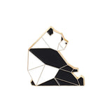 Animal Enamel Pins Set Fox Panda Koala Alpaca Rabbit Lapel Pin Backpack