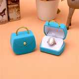 5 PCS Mini Velvet Jewelry Box Necklace Container Wedding Ring Earrings
