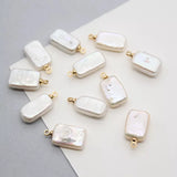 5 PCS Natural Freshwater Loose Pearl Baroque Pendant DIY Beads
