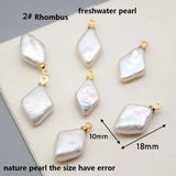 5 PCS Natural Freshwater Loose Pearl Baroque Pendant DIY Beads