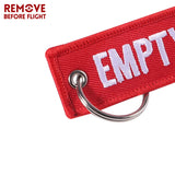 5 PCS Red Empty Chamber Keychain Aviation Gift Promotion Christmas Keychains