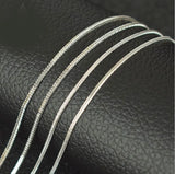 5 PCS 26'' Foxtail 18 KGF/925 Silver Necklace Chain