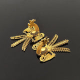 5 PCS 3D Phoenix Crown Hairpin DIY Jewelry Making Alloy Accessory