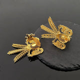 5 PCS 3D Phoenix Crown Hairpin DIY Jewelry Making Alloy Accessory