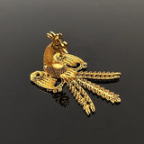 5 PCS 3D Phoenix Crown Hairpin DIY Jewelry Making Alloy Accessory