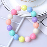 5 PCS Mix Style Candy Pearl Bracelet for Kids Girl's Summer Style Bead Bracelets