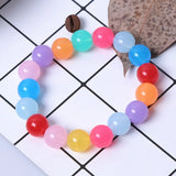 5 PCS Mix Style Candy Pearl Bracelet for Kids Girl's Summer Style Bead Bracelets