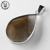Labradorite Drop Pendants Brass Findings Jewelry Crafts