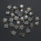 5 PCS Flash Labradorite Pendants 12x16 mm DIY Jewelry Making Accessories