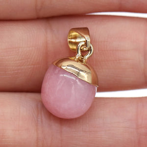5 PCS Natural Stone Pendants for DIY Jewelry Making