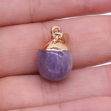5 PCS Natural Stone Pendants for DIY Jewelry Making