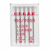5 PCS/Pack Sewing Machine Leather Organ Needles Mix Size 90 100 For Leather Sewi