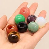 5 PCS Natural Stone Pendant Beads DIY Jewelry Making Accessories Gift