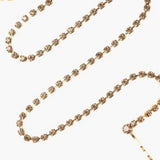Rhinestone Tassel Hair Chain Clips Crystal Bridal Head Jewelry for Girl