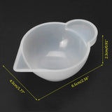5 PCS Silicone Mold Cup Dispenser DIY Epoxy Resin Split Cups Jewelry Making Tool