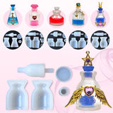 5 PCS Silicone Mold DIY Jewelry Tool Small Bottle Mold Pendant Handsize