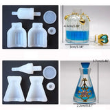 5 PCS Silicone Mold DIY Jewelry Tool Small Bottle Mold Pendant Handsize