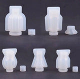 5 PCS Silicone Mold DIY Jewelry Tool Small Bottle Mold Pendant Handsize