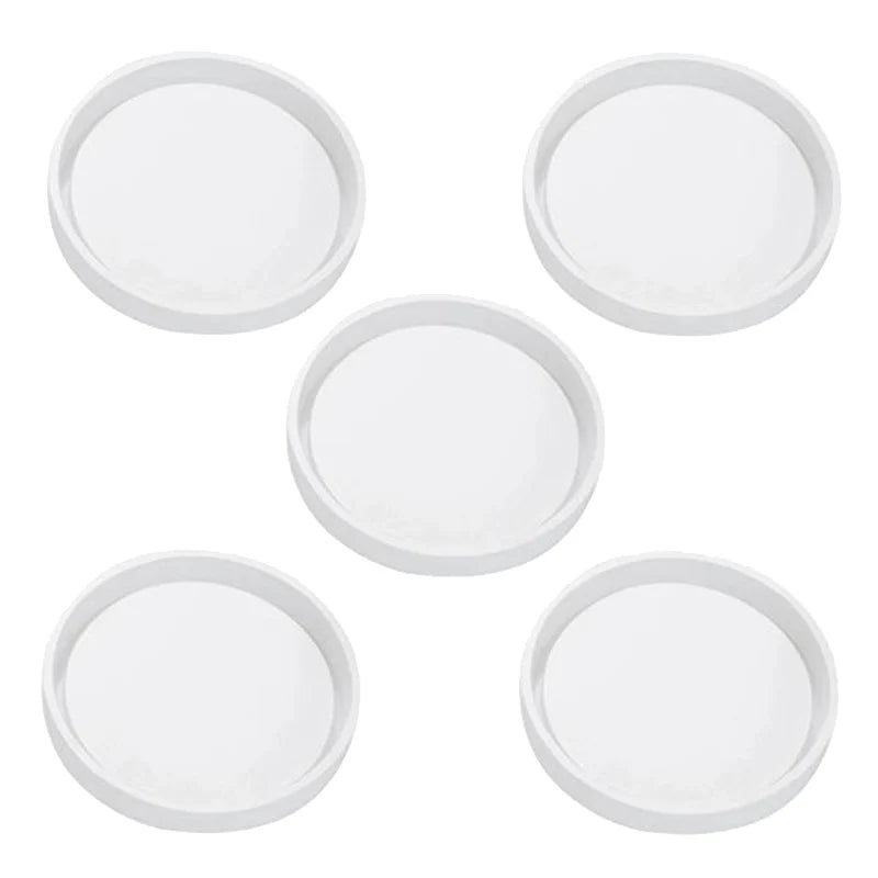 DIY Round Coaster Silicone Mold, 3.15'' Diameter, Resin & Cement Casting