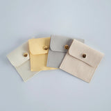 5-Pack Mini Envelope Jewelry Bags Snap Button Closure