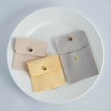 5-Pack Mini Envelope Jewelry Bags Snap Button Closure