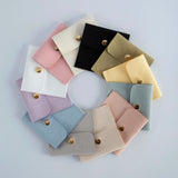 5-Pack Mini Envelope Jewelry Bags Snap Button Closure