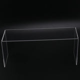 Clear Acrylic Display Risers Set of 5 Sizes, Jewelry Cake Showcase Fixtures