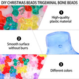 5 Pack Kids Xmas Beads Necklaces Set Red Green Homemade Ornaments