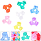 5 Pack Kids Xmas Beads Necklaces Set Red Green Homemade Ornaments