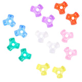 5 Pack Kids Xmas Beads Necklaces Set Red Green Homemade Ornaments