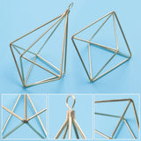 Air Holder Mini Metal Tabletop Himmeli Decor Geometric Plant Stand