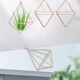 Air Holder Mini Metal Tabletop Himmeli Decor Geometric Plant Stand