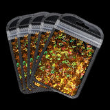 5 Packs Alphabet Letters Sequins Epoxy Resin Silicone Mold Fillings DIY Crafts
