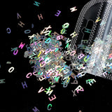 5 Packs Alphabet Letters Sequins Epoxy Resin Silicone Mold Fillings DIY Crafts