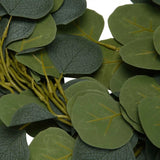 5 Packs Artificial Eucalyptus Wreath for Wedding Garden Decor