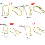 5 Pairs 14K Allergy-Proof Earhook Accessories for DIY Earrings