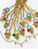 5 Pairs 16mm Candy Enamel Hoop Earrings Women Earrings Huggie