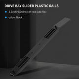 5 Pairs 3.5 to 5.25 Hard Drive Rails Chassis Cage Plastic Rails