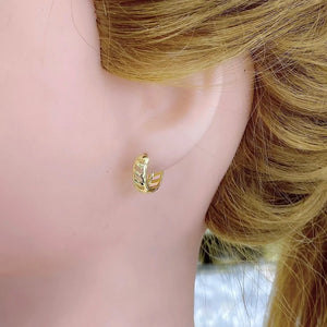 5 Pairs Twisted Small Hoop Earrings for Women Minimalist Circle Huggie Jewelry