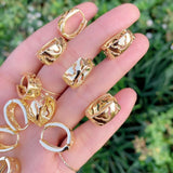 5 Pairs Twisted Small Hoop Earrings for Women Minimalist Circle Huggie Jewelry