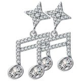 Musical Note Earrings Jewelry for Women Music