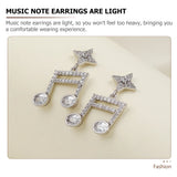 Musical Note Earrings Jewelry for Women Music