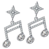 Musical Note Earrings Jewelry for Women Music