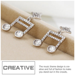 Musical Note Earrings Jewelry for Women Music