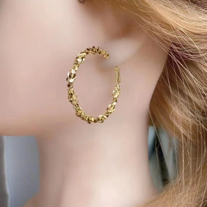 5 Pairs Big Circle Hoop Earrings Women's Party Jewelry