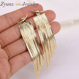 Punk Tassel Chain Ear Stud Earrings For Woman